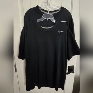 Nike Black Dri- Fit T-Shirt with Logo